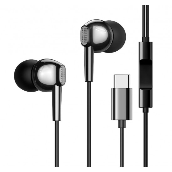 JOYROOM JR-EC02 Слушалки Type-C - Черен