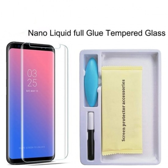 Стъклен Протектор + UV лепило за Samsung S22 Plus