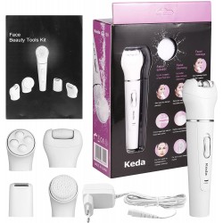 KD-199 Keda 5 в 1 мултифункционален дамски депилатор за лице дамски епилатор Електрически тример за обезкосмяване Домашна машина за премахване на косми за лице