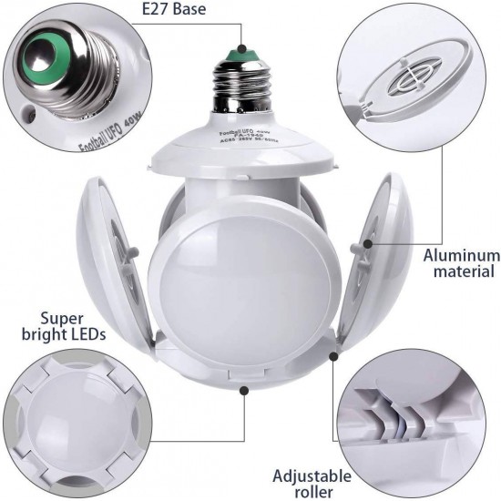 LED Лампа футболна топка 28W