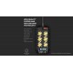 LDNIO SE6403 2500W 4USB зарядно устройство за телефон 6 EU Outlet Power Strip За универсален мобилен телефон
