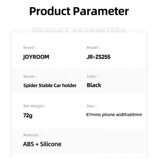 Стойка за Телефон Joyroom JR-ZS255 за ПАРНО