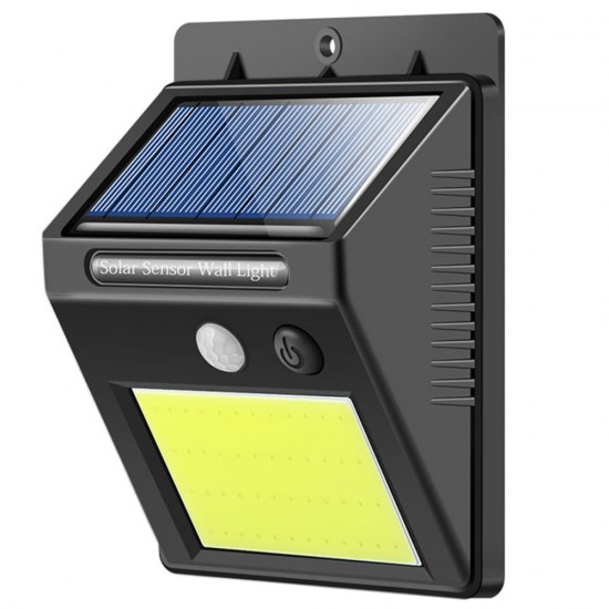 48 COB JY-6009 LED Диодна Соларна Градинска лампа Amio 48 COB LED, С PIR Датчик