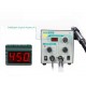 QUICK 706W+ Цифров дисплей Пистолет за горещ въздух + Поялник Антистатична температура Безоловна станция за преработка 2 в 1 с 3 дюзи