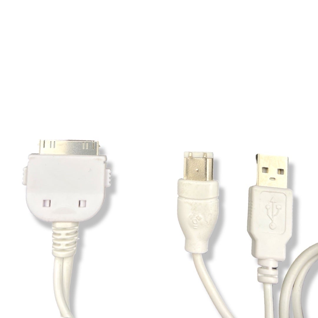 iPod FireWire + USB 2.0 Cable M9126G/A iPod FireWire + USB 2.0