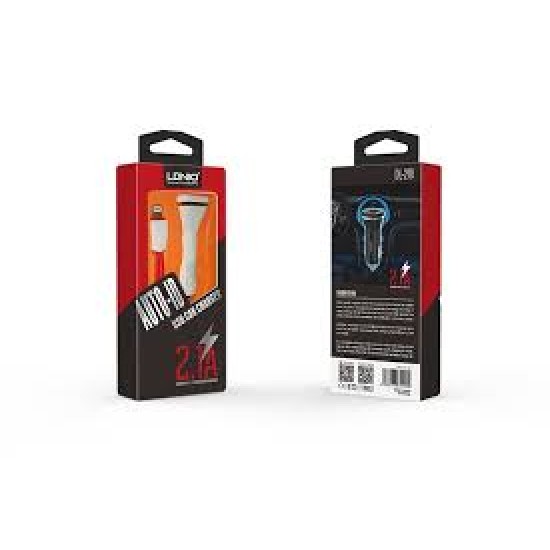12V Зарядно LDNIO DL-219 2 PORT USB  2.1A  Lightning