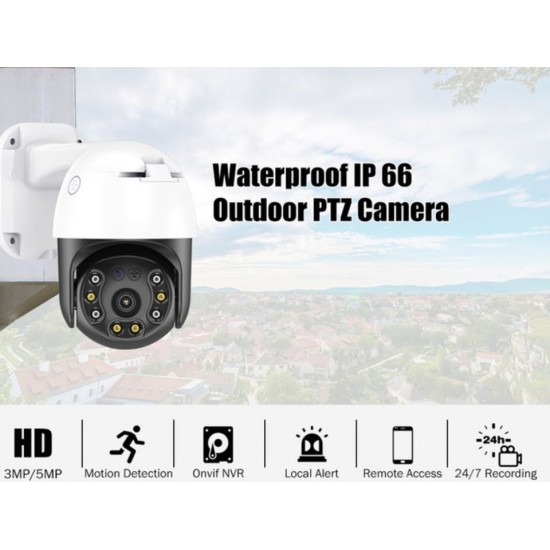  CM30-35H-20HS300 3МP ( APP:CareCam Pro ) Безжична камеравъртяща се на 360° за видеонаблюдение