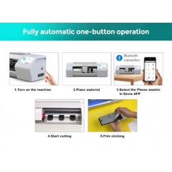 Фолио скин за рязане на машина КАРБОНОВ - Сив