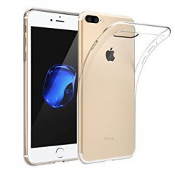 Ултра тънък силиконов кейс T-62 за iPhone 7 plus / 8 plus - Опушен