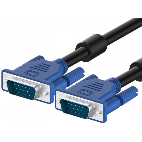 Кабел VGA - VGA връзка компютър лаптоп телевизор - 15M