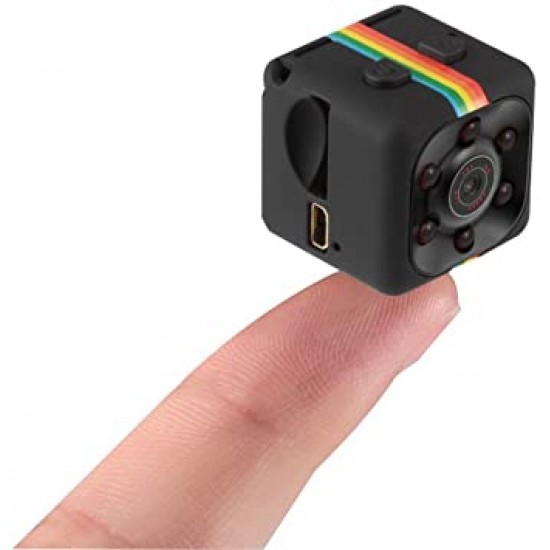 Мини Камера SQ11 SD записваща камера mini DV - Черна