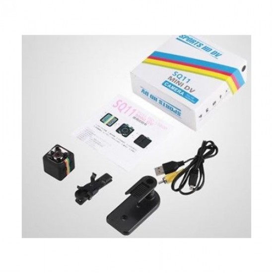 Мини Камера SQ11 SD записваща камера mini DV - Черна