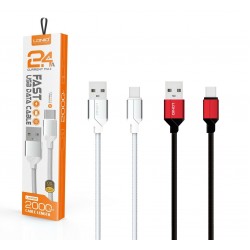 LDNIO Кабел LS391 USB към Type-C 1M - Сив