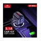  EARLDOM Трансмитер с Bluetooth ЕТ-M35 2xUSB 3.1A