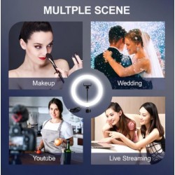 XD300 LED ринг лампа осветление за грим, влогърство TikTok 12'' диаметър 30 см