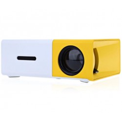 Y300 Мини проектор, преносим LED проектор, интелигентен домашен проектор, поддържан 1080P външен проектор, филмов проектор, съвместим с HDMI, USB, TF карта, AV и дистанционно управление