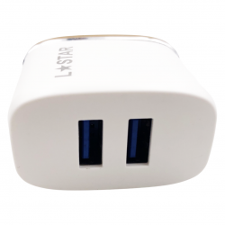220V Адаптер DL-AC52  2.4А L✮Star с 2 изхода USB