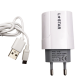 220V JK-E9 2IN1 Микро USB 2.1А L✮Star Зарядно c 1 USB