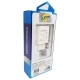 220V TC-9 L✮Star 2в1 3.0A Lightning за телефон Бързо зареждащ - Бял