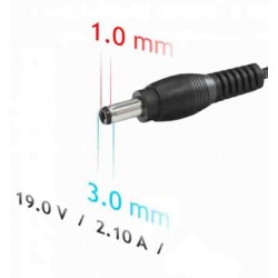 Зарядно за лаптоп Samsung 19V 2.1A 3.0*1.0mm 45 вата