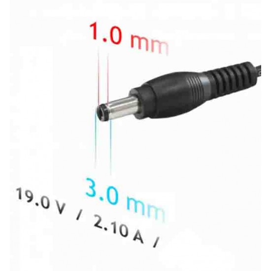 Зарядно за лаптоп Samsung 19V 2.1A 3.0*1.0mm 45 вата