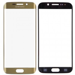 Предно стъкло (части) за Samsung S6 Edge - Черен