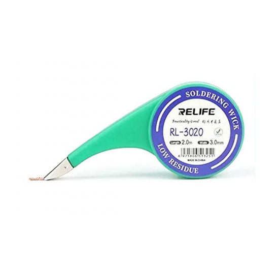Фитил за запояване RELIFE RL-3020 Дължина 2М 3.0 мм