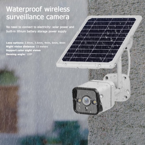 YN50 ( APP:MyCam ) Външна соларна WiFi камера за видеонаблюдение 1080P водоустойчива Full Tilt IP камера