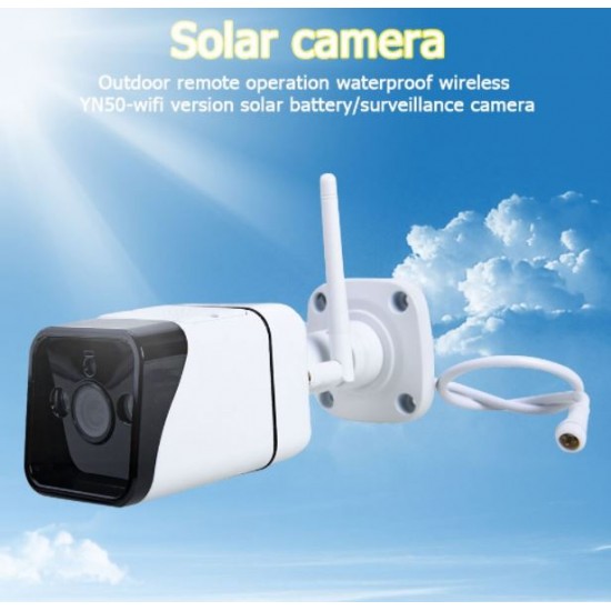 YN50 ( APP:MyCam ) Външна соларна WiFi камера за видеонаблюдение 1080P водоустойчива Full Tilt IP камера