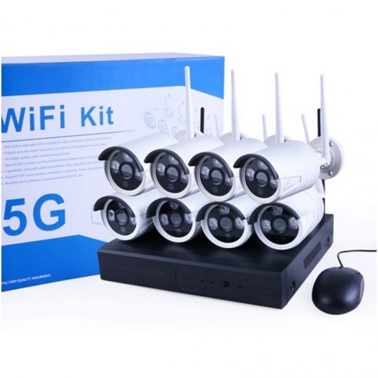 9008 ( APP:XMEye ) Комплект за видеонаблюдение 8 камери 5G WIFI KIT NVR Onvi