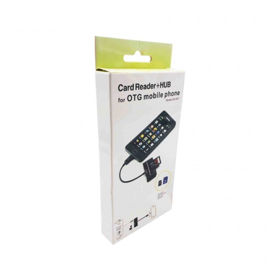Четец + HUB Разклонител Микро USB към SD, micro SD и USB  OTG - SG-007
