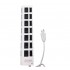 HUB Разклонител 500 USB към USB 7 порта    7 PORTS - Бял