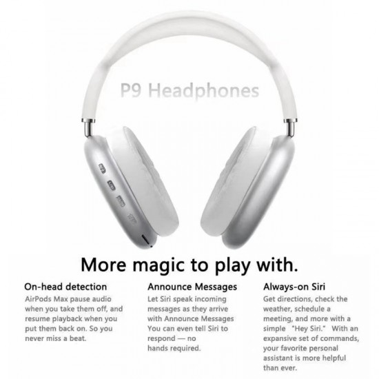 Слушалки за компютър P9 Max -  Черен