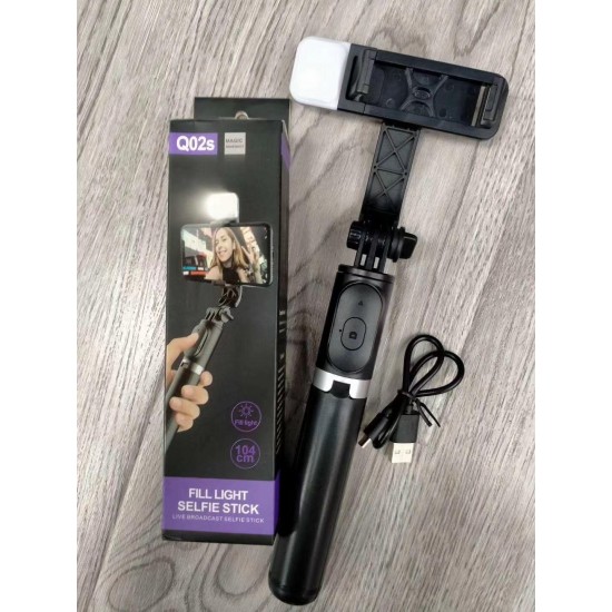 Q02S 104см статив Bluetooth Selfie Remote Stick