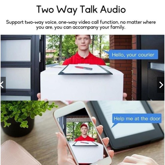 Q20 3MP CCTV камера ( APP:V380PRO ) външна безжична WIFI мрежова сигурност Двупосочна аудио 
