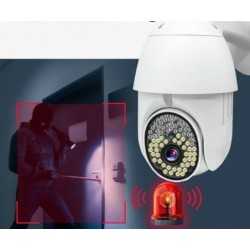 Q79 1080P HD ( APP:V380PRO ) куполна камера IP камера PTZ камера WiFi сигурност Водоустойчива IR нощ 79 Светлини Външна камера за наблюдение