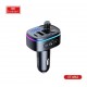 EARLDOM Трансмитер с BT ET- M62 2изх.QC3.0+ 1изх.PD USB-C с амбиентно осветление