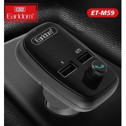 EARLDOM Трансмитер ET- M59 Bluetooth 4.0, LCD дисплей, 2x USB-A, MicroSD слот