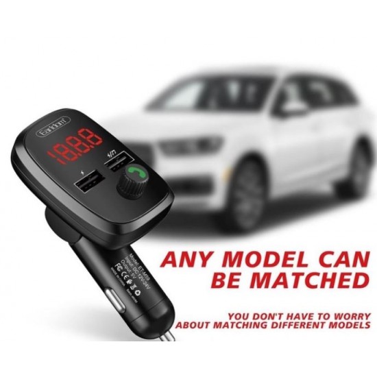 EARLDOM Трансмитер ET- M59 Bluetooth 4.0, LCD дисплей, 2x USB-A, MicroSD слот