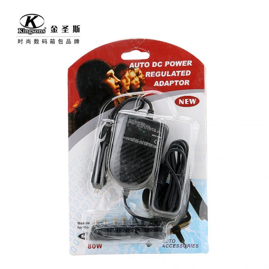 12V Универсално зарядно за кола за лаптоп 80W MOD:EWDD8040