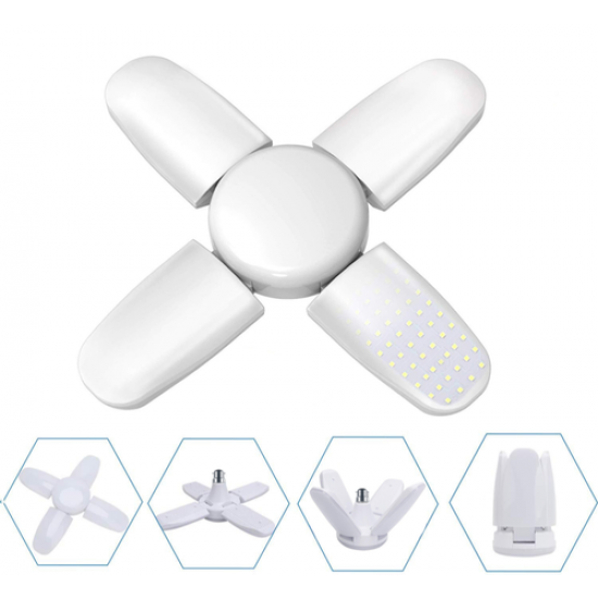 Mini LED Лампа A01 с 4 светещи крила 28W ( тип-FAN )