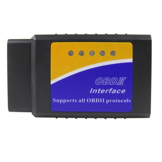 V1.5 OBD2 ELM327 скенер за автомобил Bluetooth OBDII Автодиагностичен инструмент OBD 2 Четеци на кодове на двигателя съвместим с Android/IOS/Windows