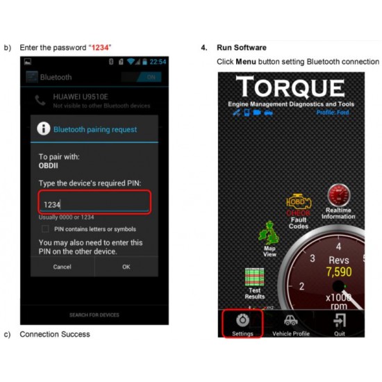 V1.5 OBD2 ELM327 скенер за автомобил Bluetooth OBDII Автодиагностичен инструмент OBD 2 Четеци на кодове на двигателя съвместим с Android/IOS/Windows