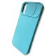 Калъф с Плъзгач за Камера TP-19  за iPhone 13 mini - Мента