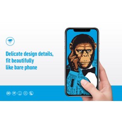 5D стъклен протектор BLUEO за Samsung S8 Plus  - Черен