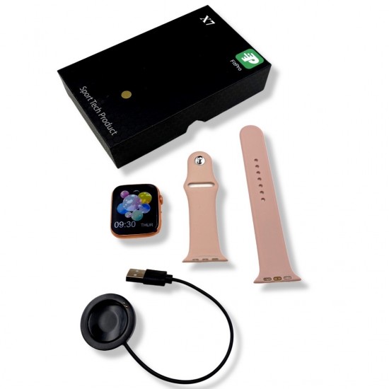 Часовник Apple watch X7 - Розов