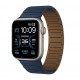 Магнитна каишка BN-10 Apple Watch  iWatch 38/40/41/42mm - Син/ Кафяв отвътре