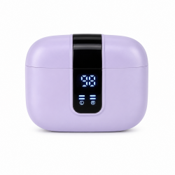 CYXG Q57 Безжични Bluetooth слушалки с LED дисплей и заряден кейс - Лилав