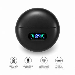 CYXG Q71 Ear Clip безжични Bluetooth слушалки - Черен