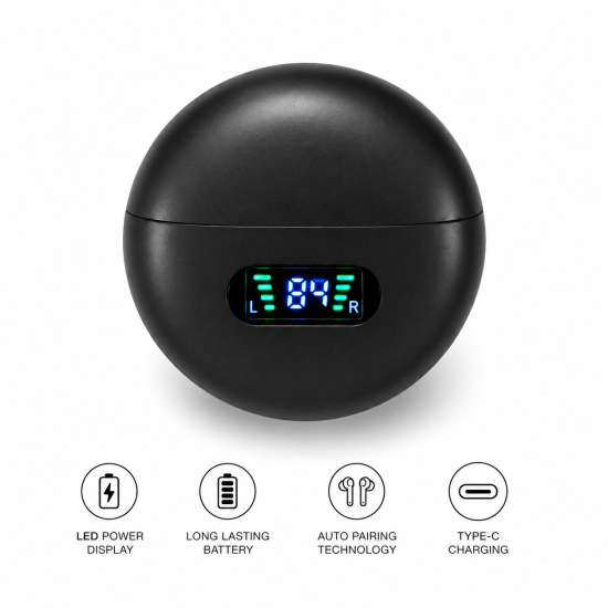 CYXG Q71 Ear Clip безжични Bluetooth слушалки - Черен